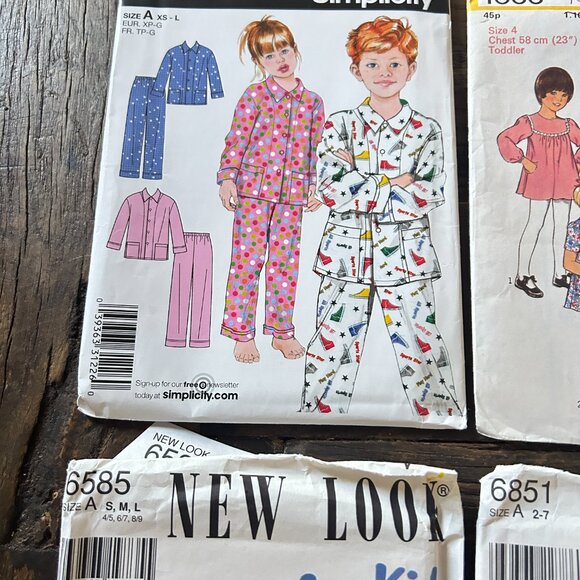 Lot of 9 Children’s Sewing Patterns | Simplicity, McCall’s & More | Uncut Misc. - Picture 9 of 9